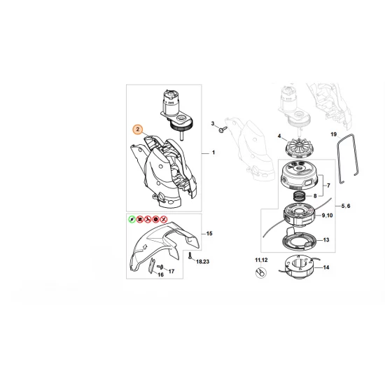 STIHL  Obudowa silnika 4522 600 0861